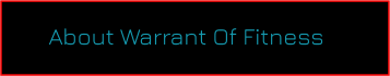 About Warrant Of Fitness